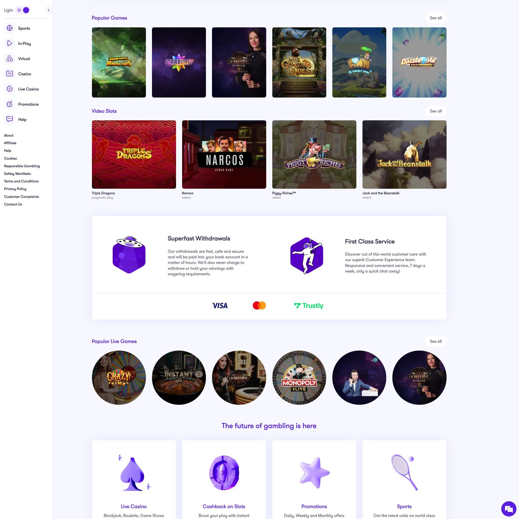 Space Casino review